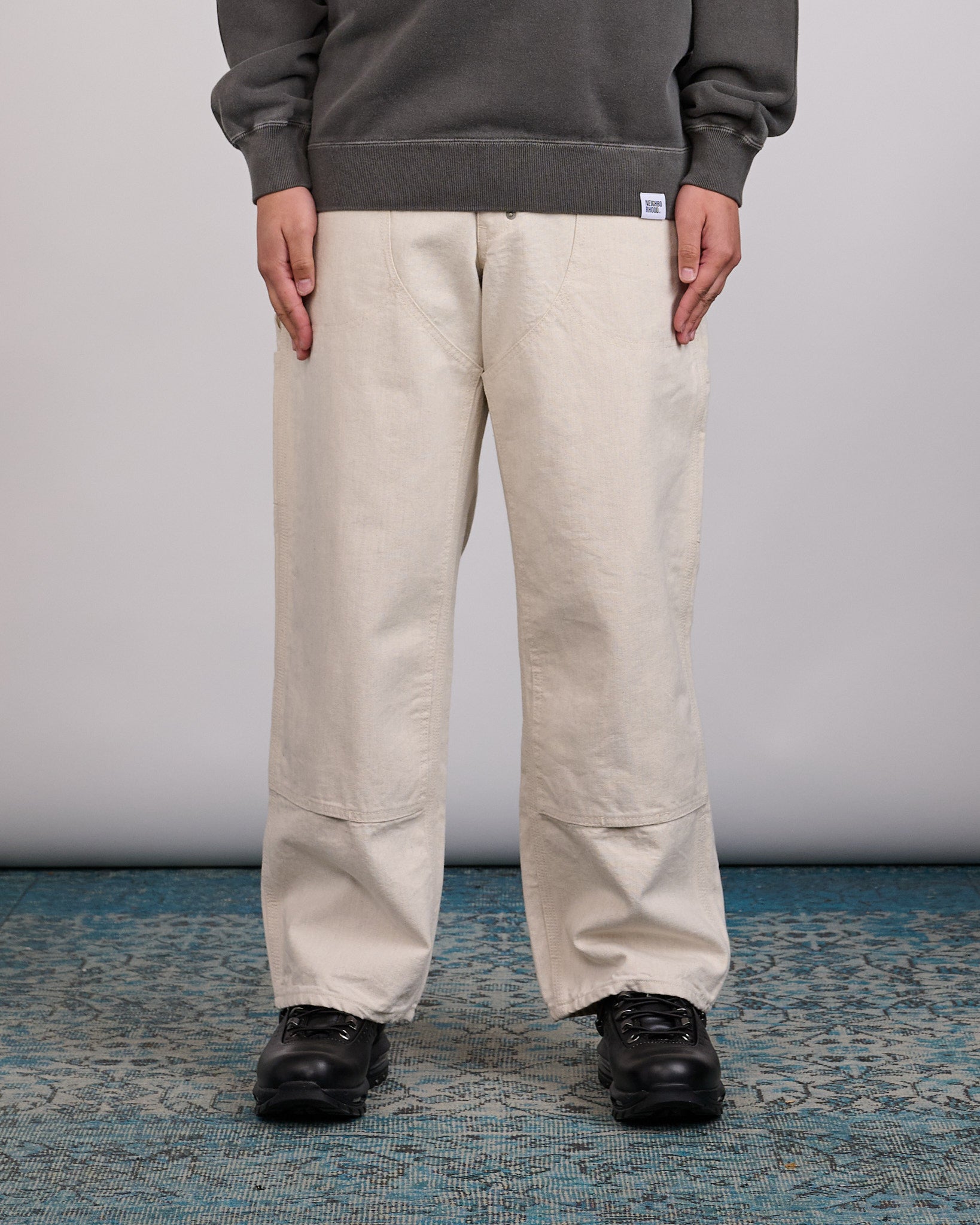 パンツ 26SS NEIGHBORHOOD DOUBLE KNEE DUCK PANTS Neighborhood Double Knee Duck Pant 261 Oatmeal – LESS 17