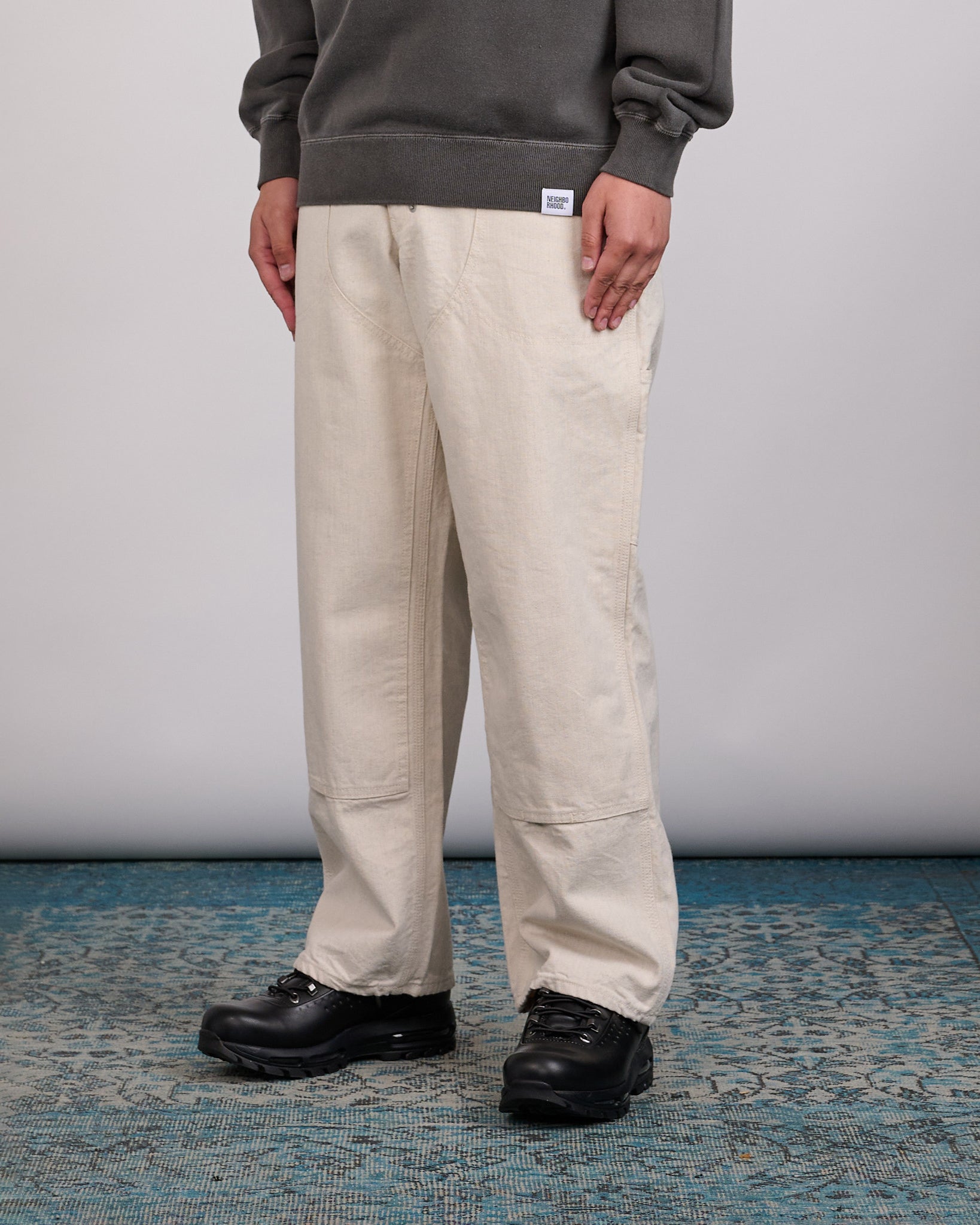 Neighborhood Double Knee Duck Pant 261 Oatmeal – LESS 17