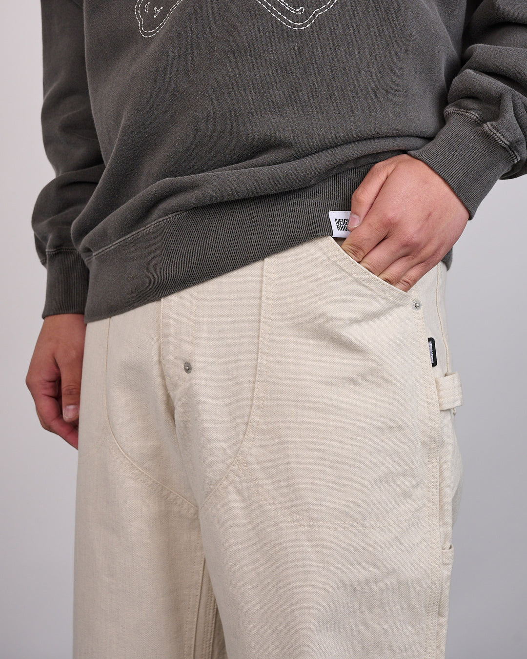 Neighborhood Double Knee Duck Pant 261 Oatmeal