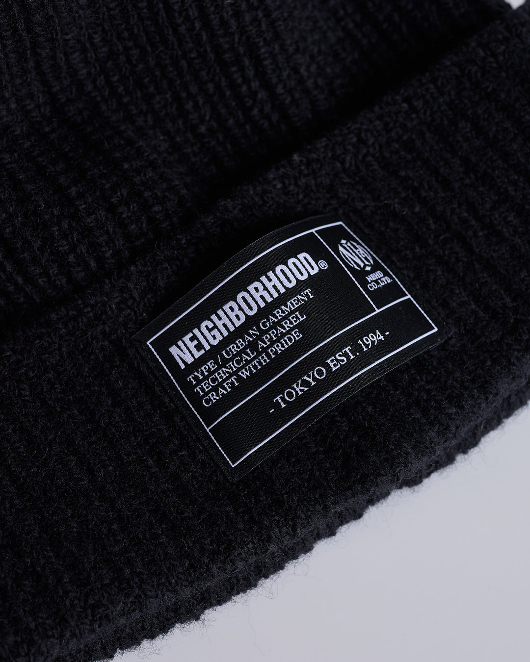 Neighborhood JP Beanie Black