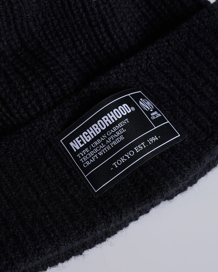 Neighborhood JP Beanie Black