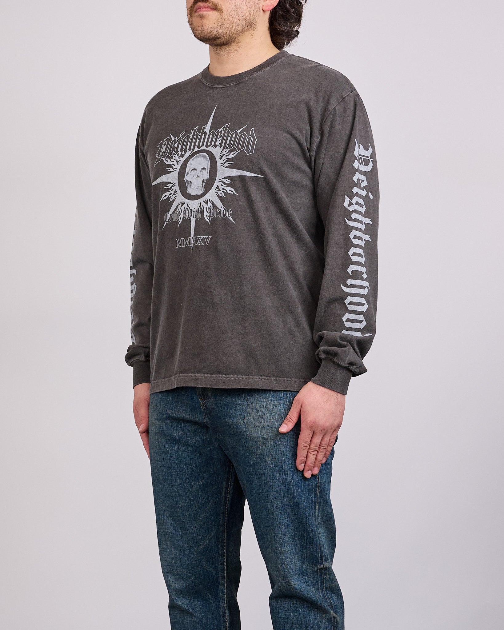 Neighborhood LS-15 Long Sleeve T-Shirt Black – LESS 17