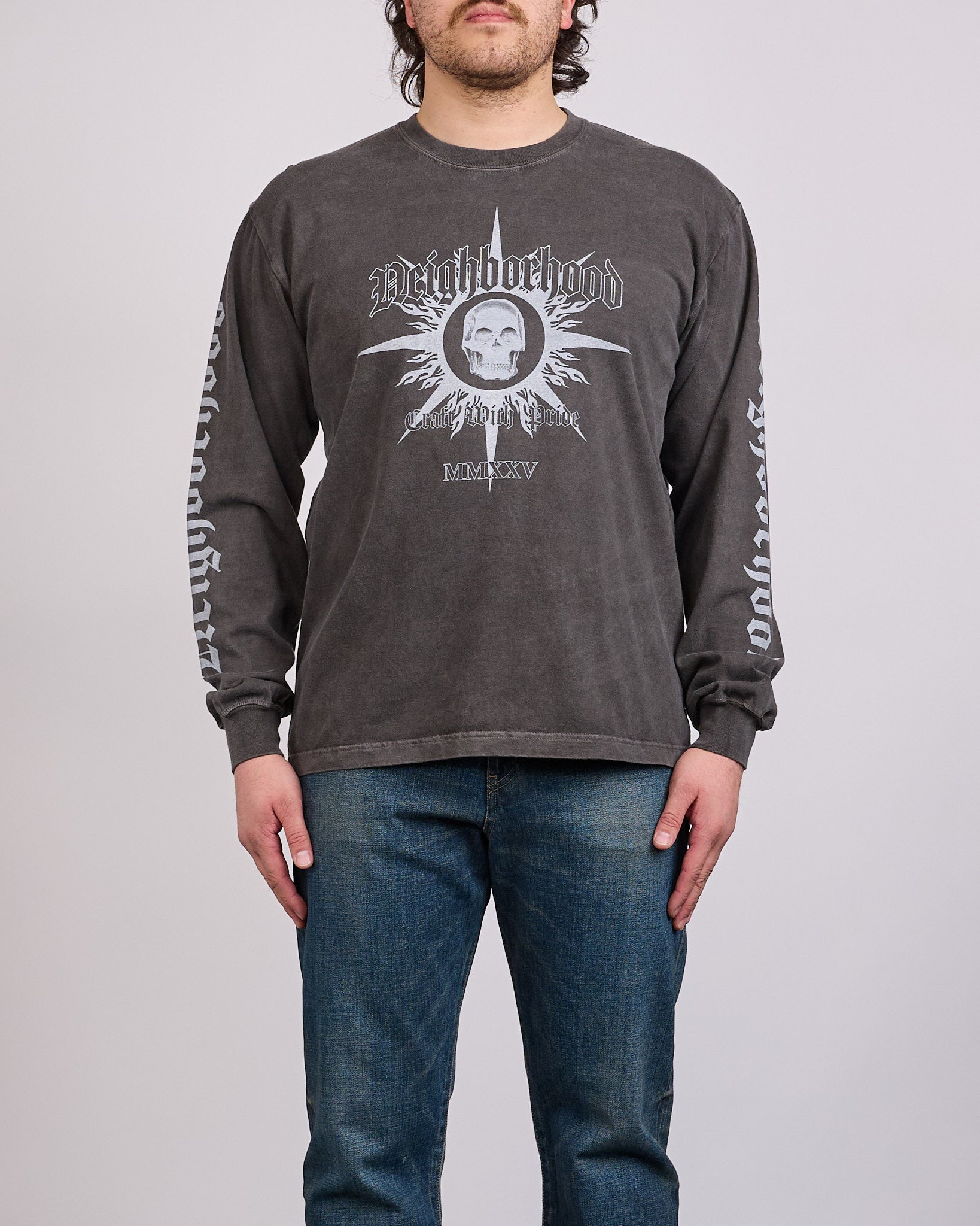 Neighborhood LS-15 Long Sleeve T-Shirt Black – LESS 17