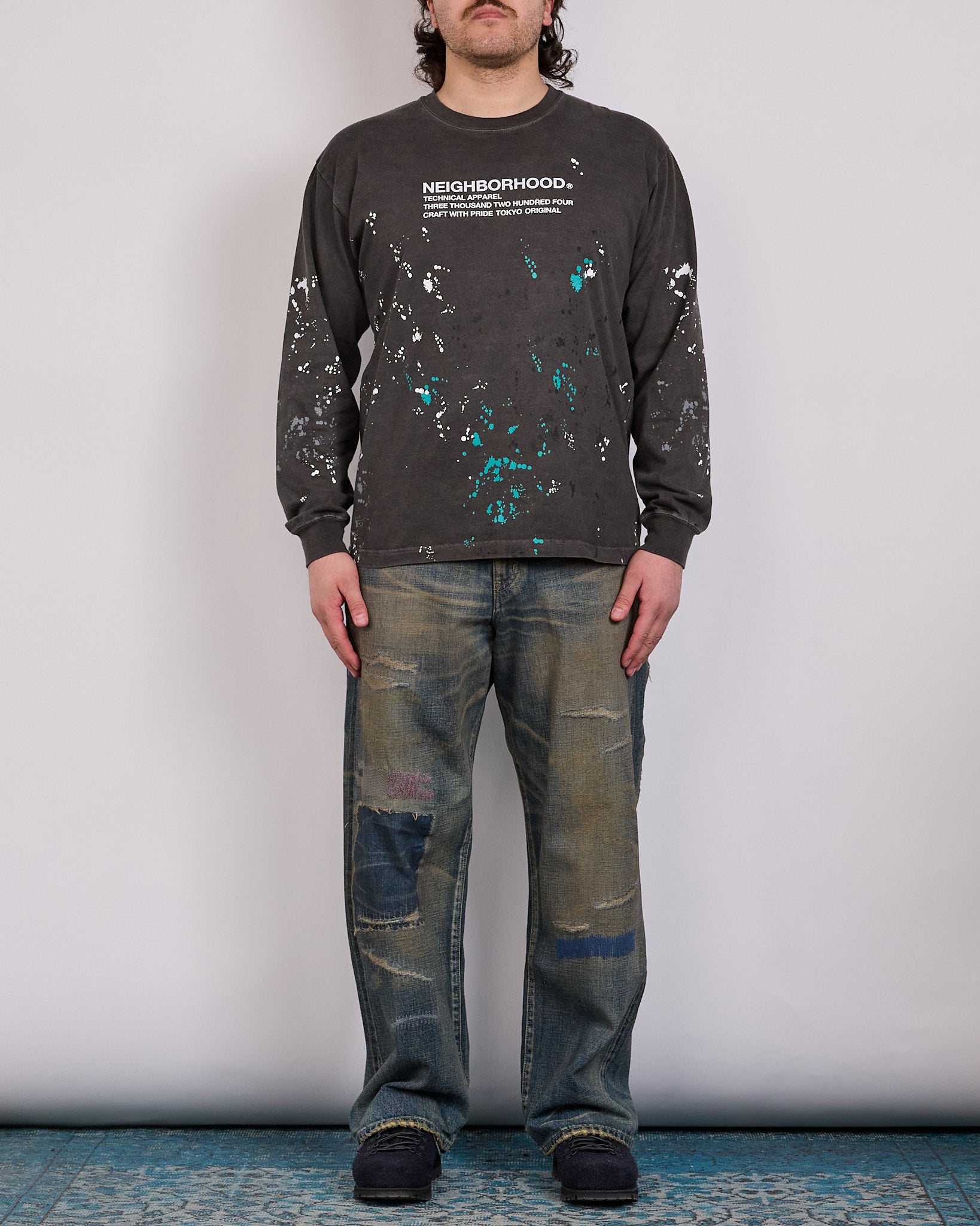 Neighborhood LS-18 Long Sleeve T-Shirt Black – LESS 17