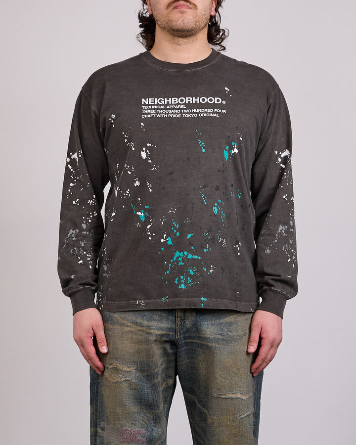 Neighborhood LS-18 Long Sleeve T-Shirt Black