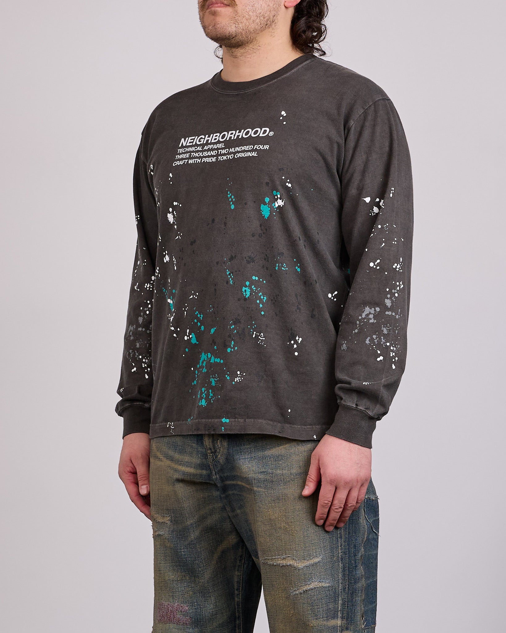 Neighborhood LS-18 Long Sleeve T-Shirt Black – LESS 17