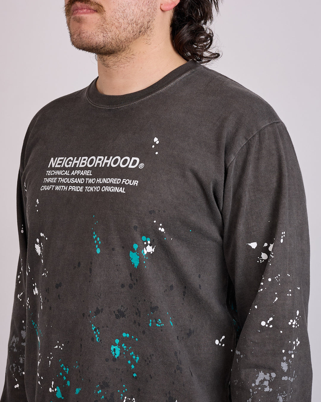 Neighborhood LS-18 Long Sleeve T-Shirt Black