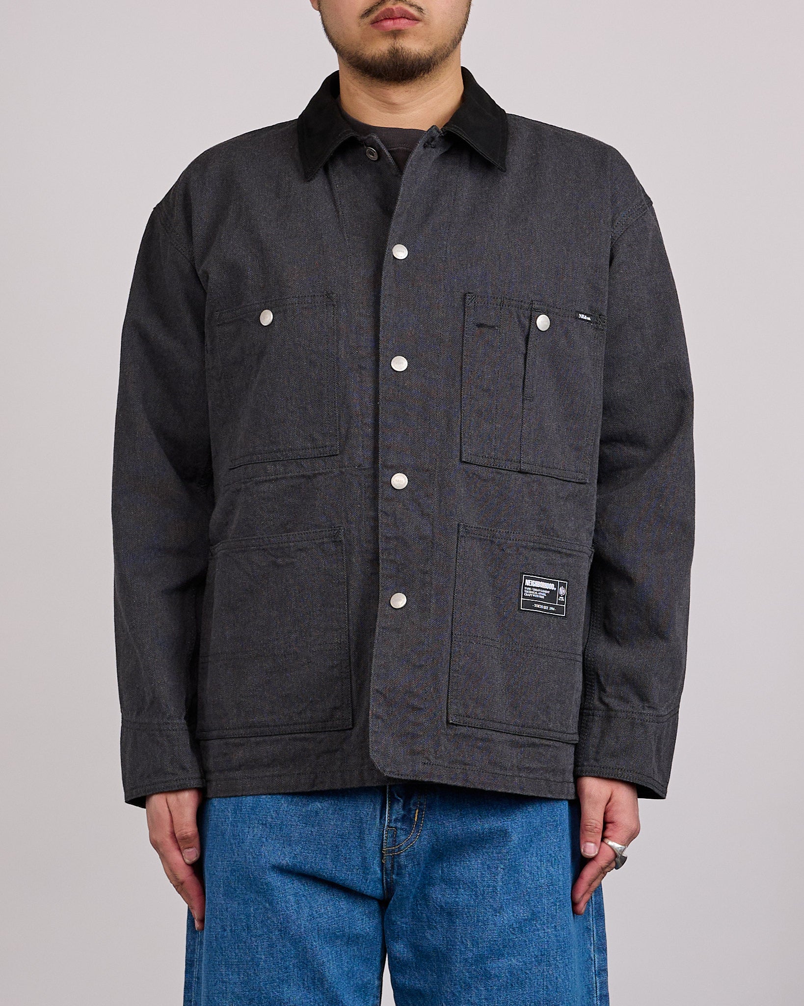 Neighborhood Ox Coverall Jacket 261 Black – LESS 17