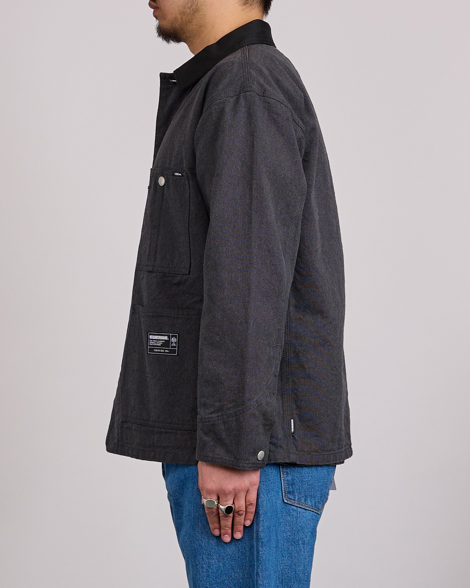 Neighborhood Ox Coverall Jacket 261 Black – LESS 17