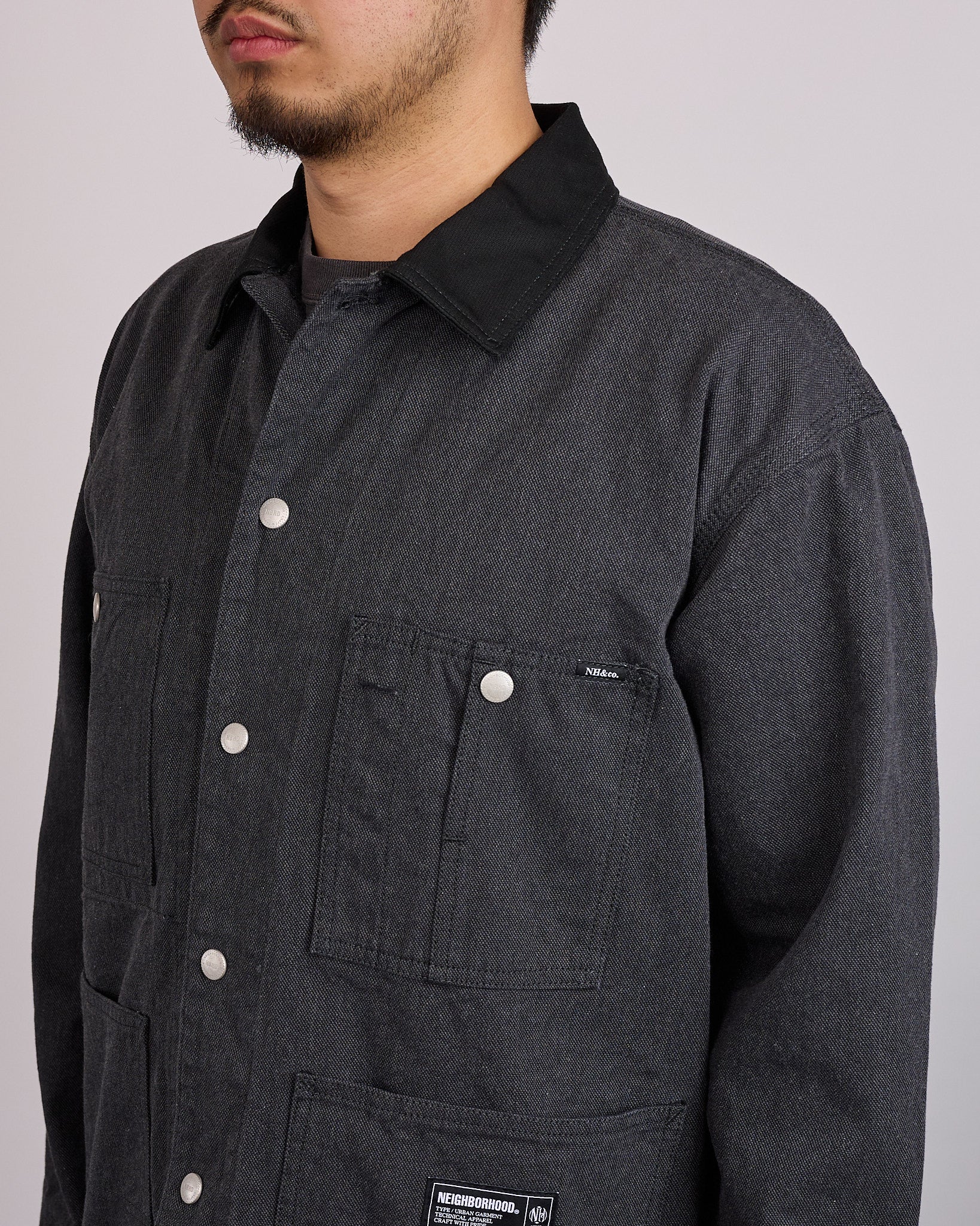 Neighborhood Ox Coverall Jacket 261 Black – LESS 17