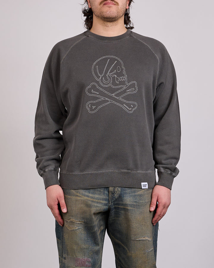 Neighborhood Pigment Dyed Crewneck Black