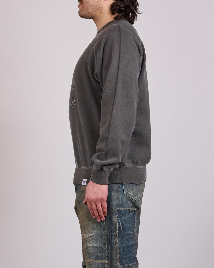 Neighborhood Pigment Dyed Crewneck Black