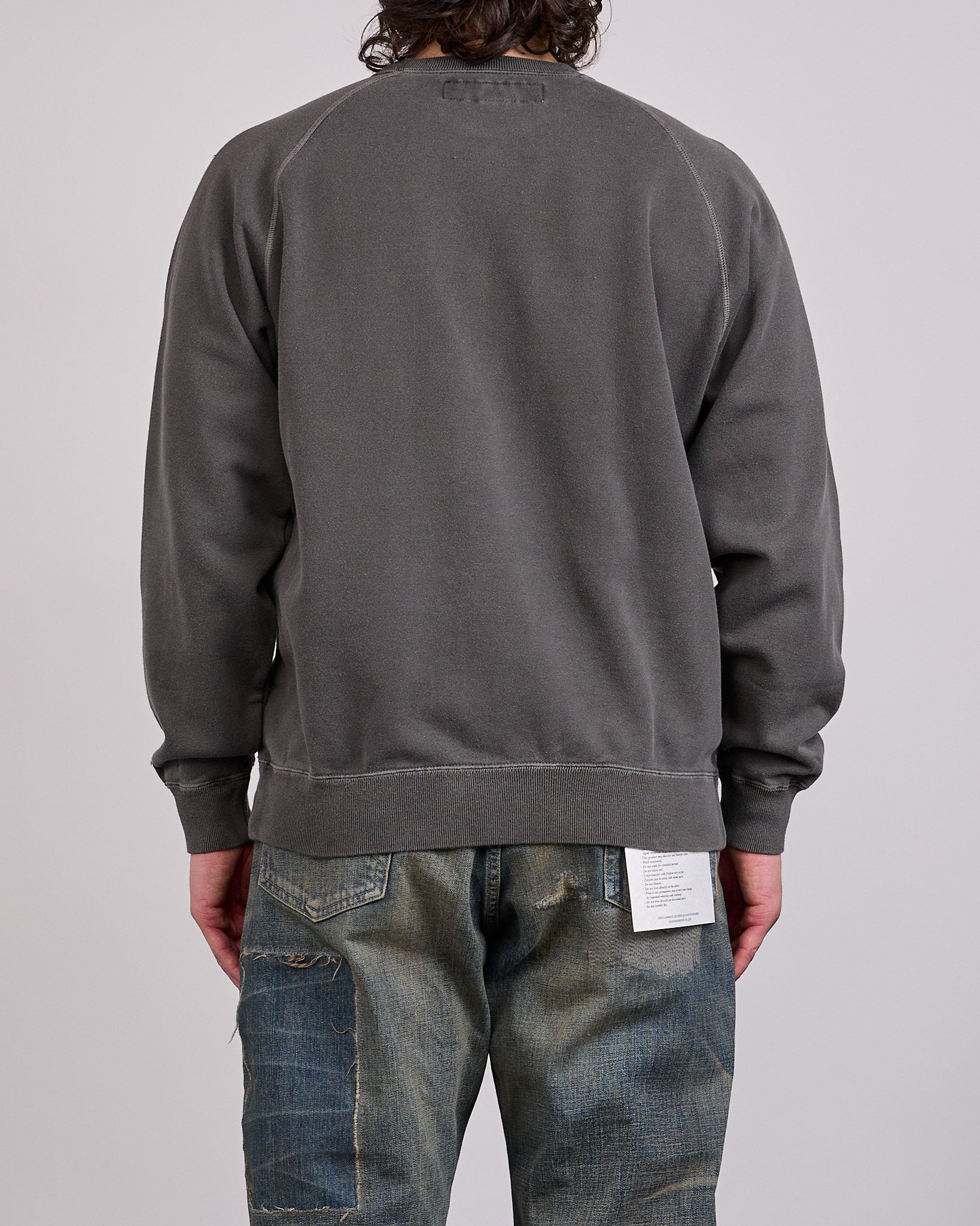 Neighborhood Pigment Dyed Crewneck Black – LESS 17