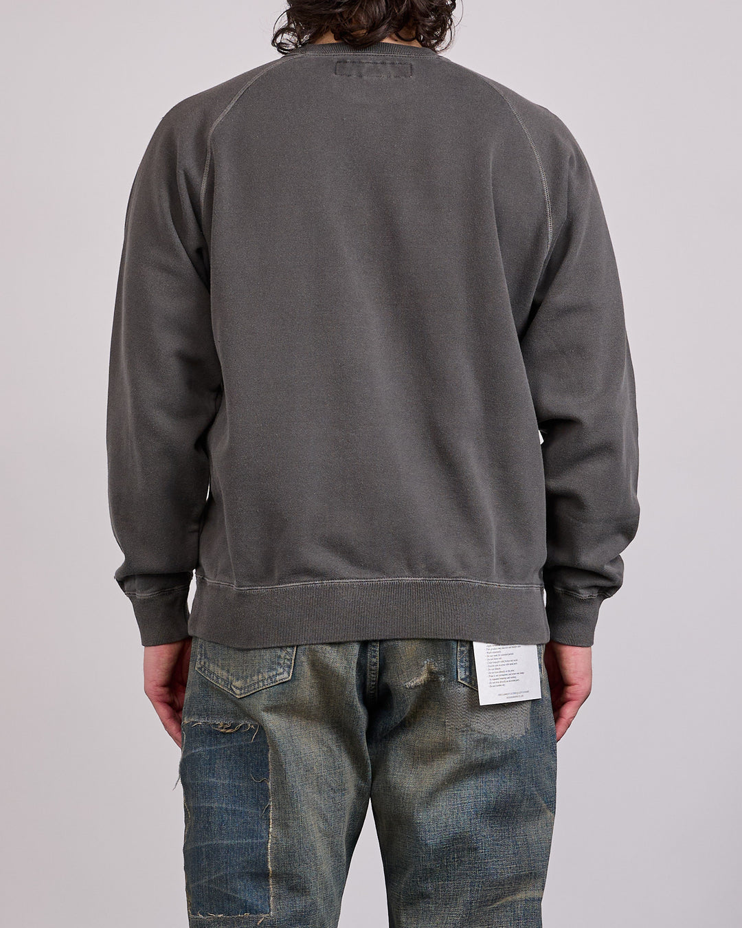 Neighborhood Pigment Dyed Crewneck Black