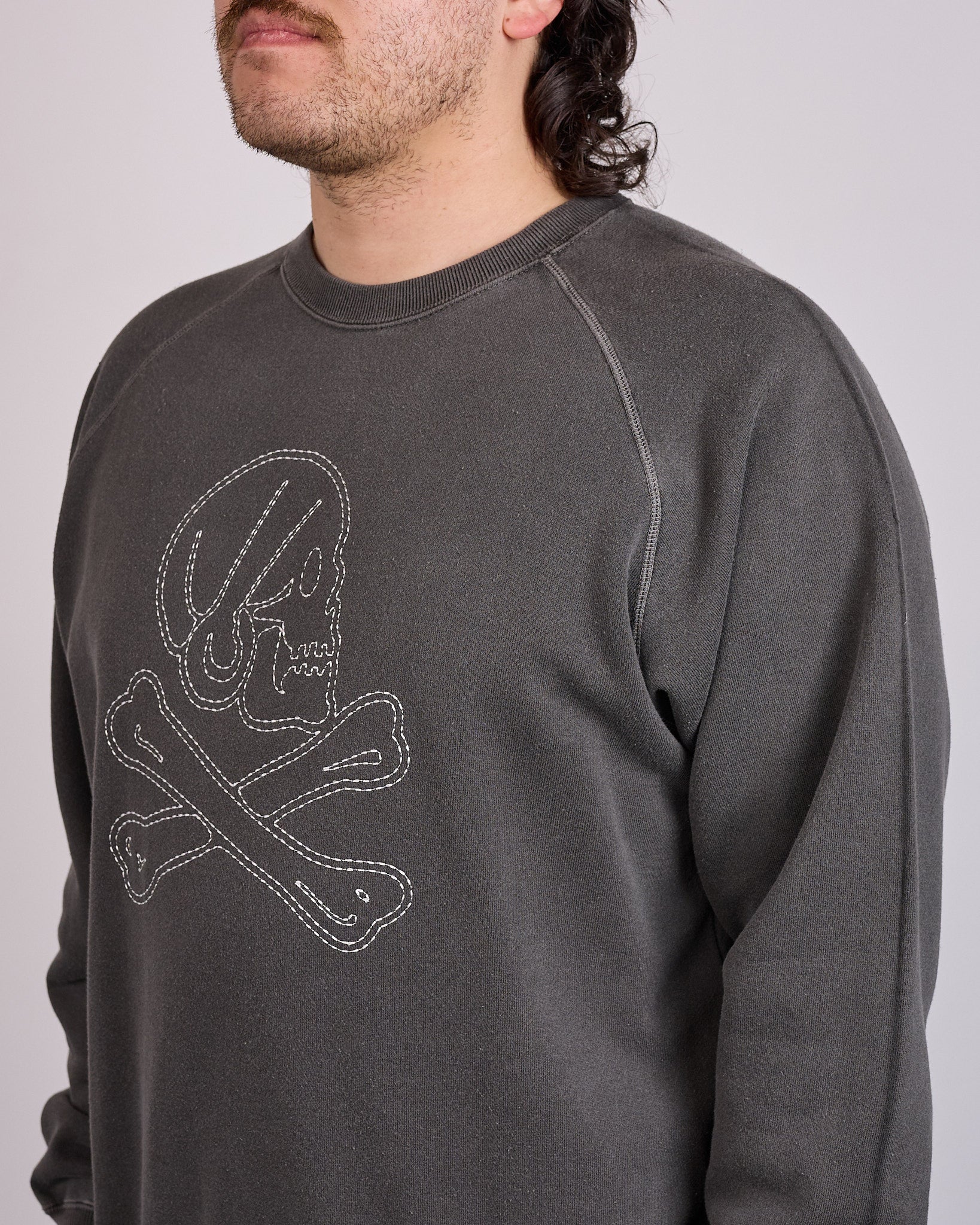 Neighborhood Pigment Dyed Crewneck Black – LESS 17