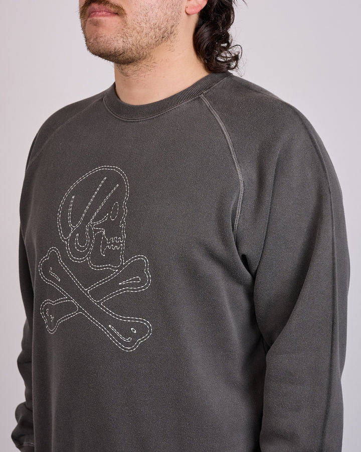 Neighborhood Pigment Dyed Crewneck Black