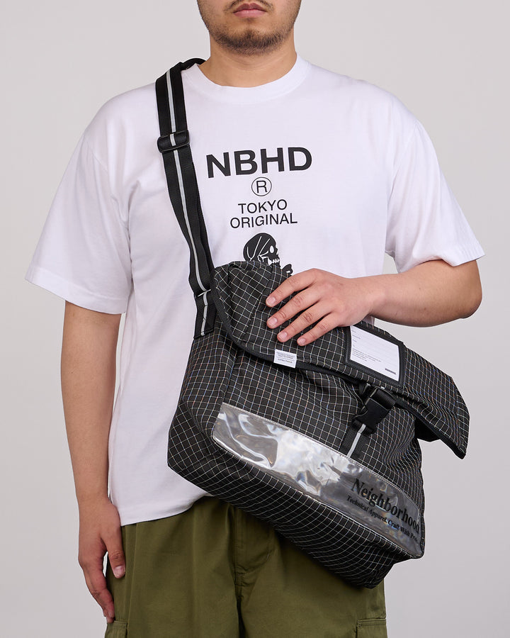 Neighborhood Reflective Messenger Bag 261 Black