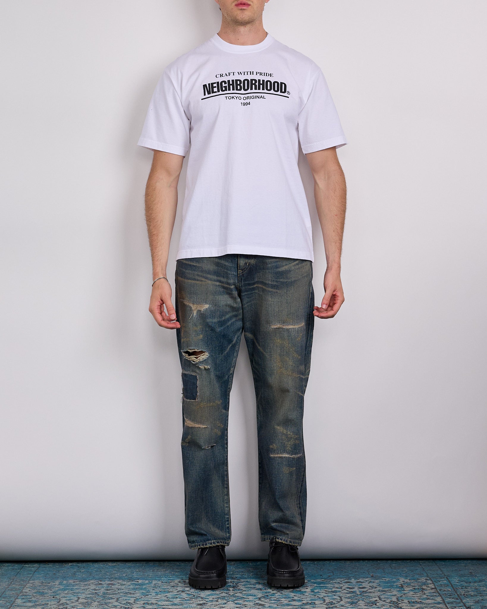 Neighborhood SS-1 T-Shirt White – LESS 17
