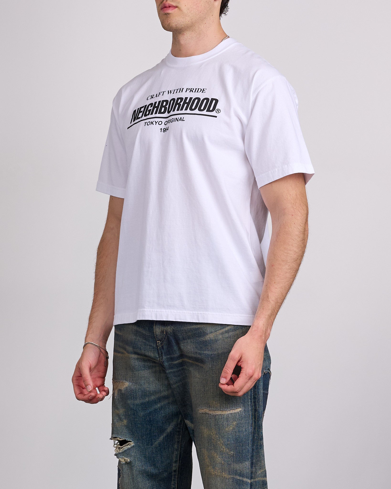 Neighborhood SS-1 T-Shirt White – LESS 17