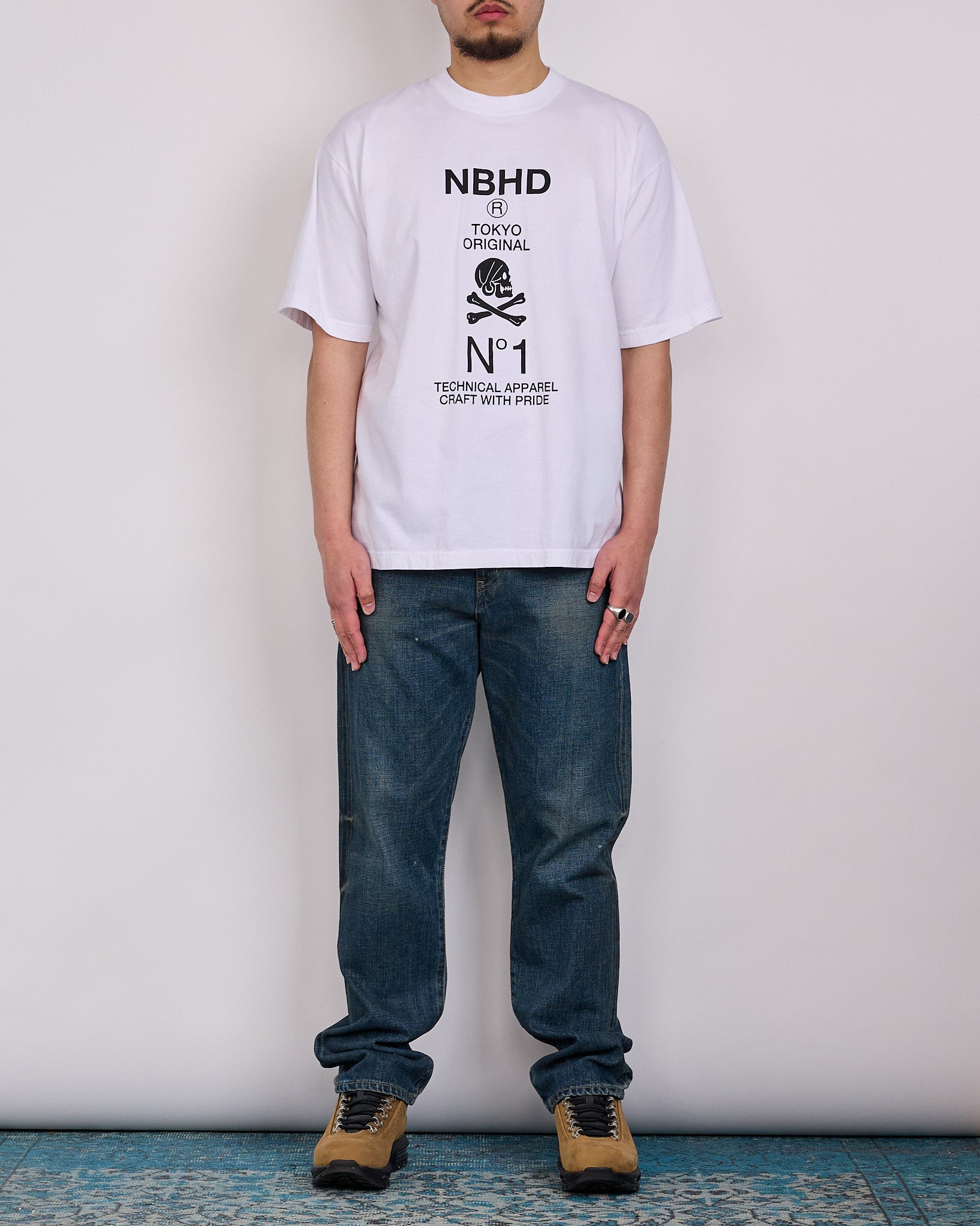 Neighborhood SS-8 T-Shirt 261 White – LESS 17
