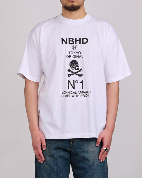 Neighborhood SS-8 T-Shirt 261 White – LESS 17