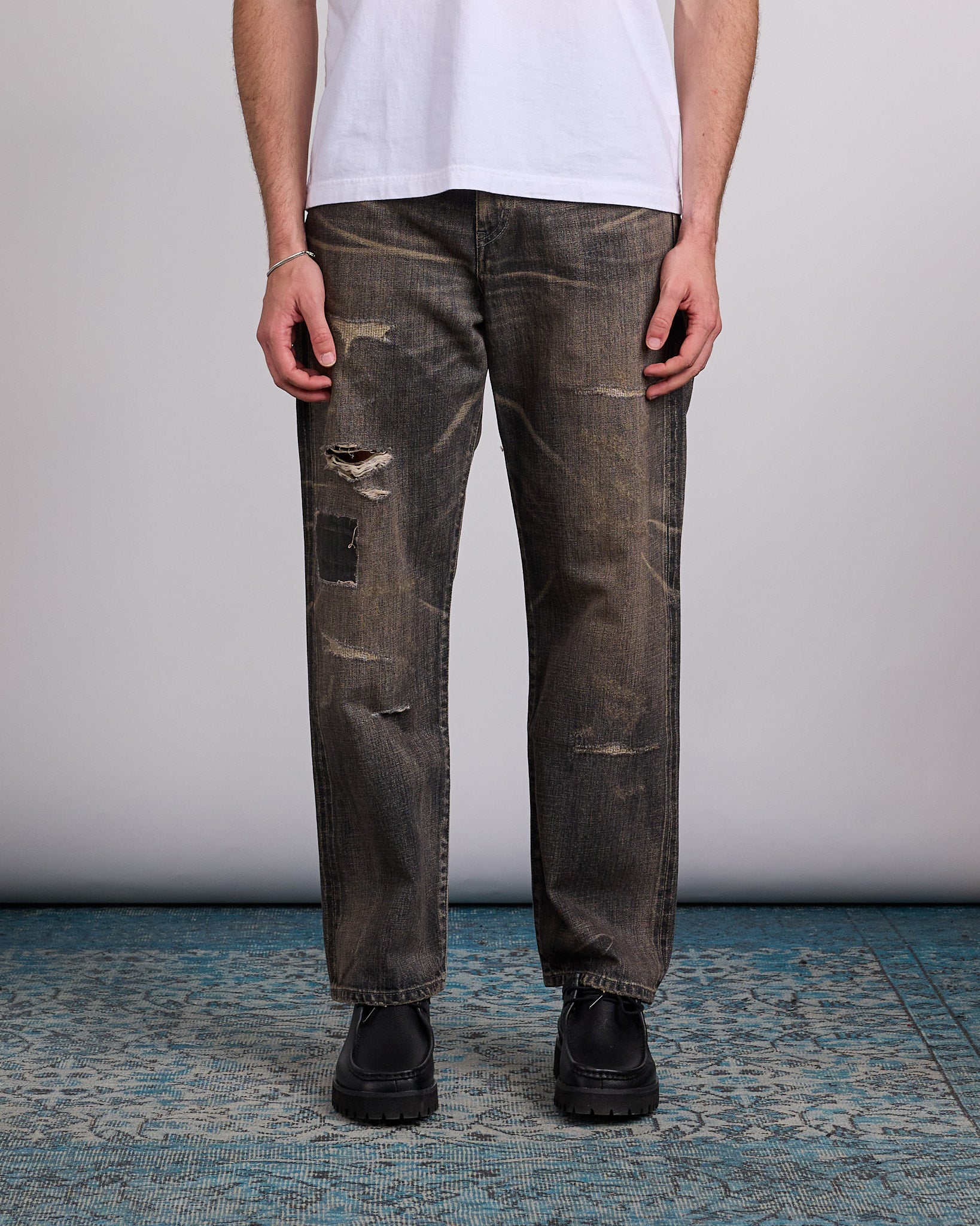 Neighborhood Savage DP Basic Jean Black – LESS 17