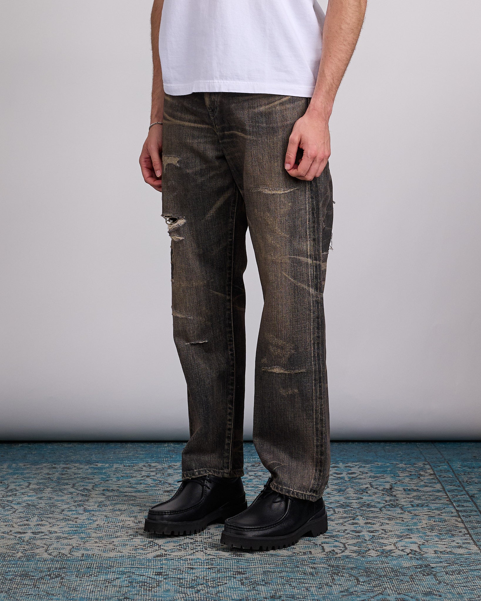 Neighborhood Savage DP Basic Jean Black – LESS 17