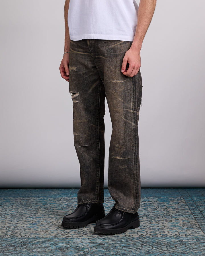 Neighborhood Savage DP Basic Jean Black