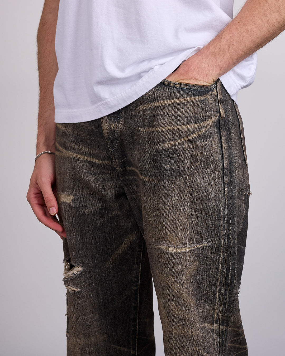 Neighborhood Savage DP Basic Jean Black