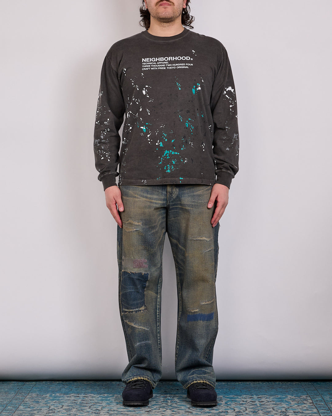 Neighborhood Savage DP Wide Jean Indigo