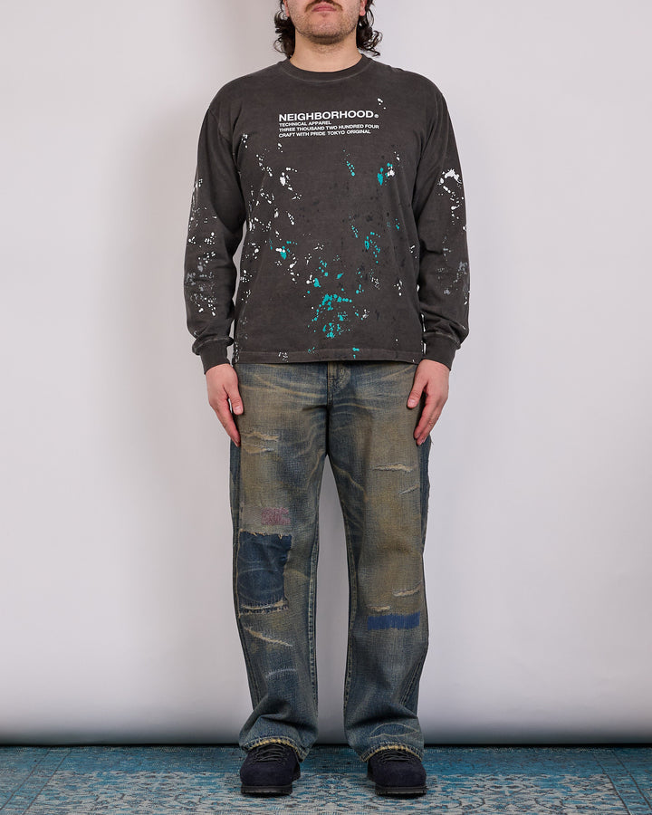 Neighborhood Savage DP Wide Jean Indigo