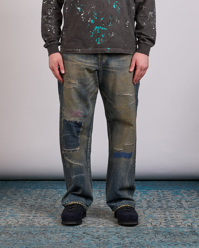 Neighborhood Savage DP Wide Jean Indigo – LESS 17