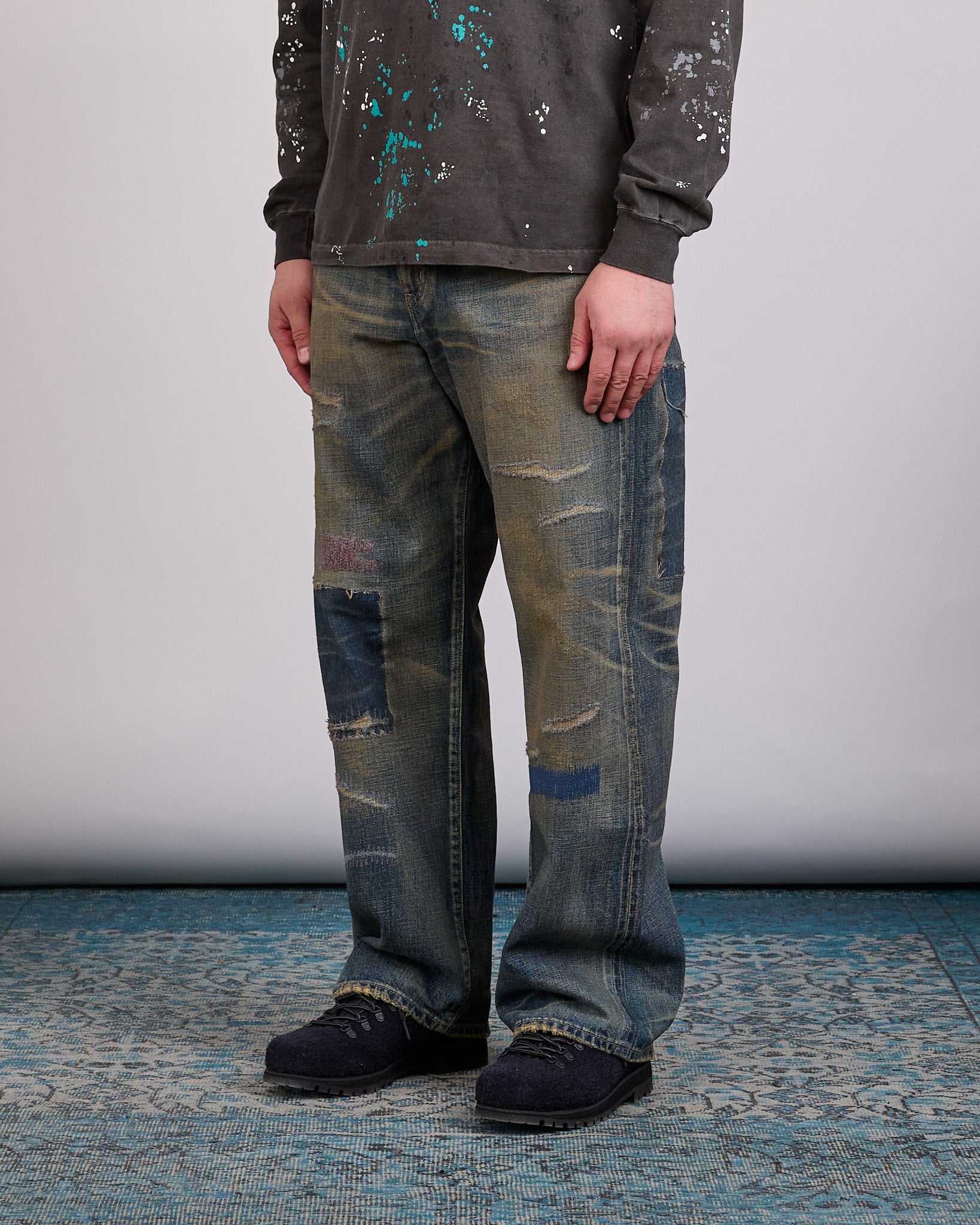 Neighborhood Savage DP Wide Jean Indigo – LESS 17