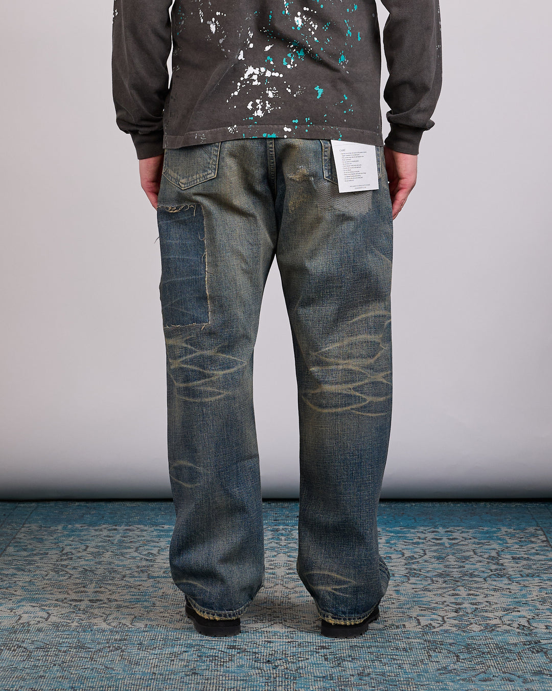 Neighborhood Savage DP Wide Jean Indigo