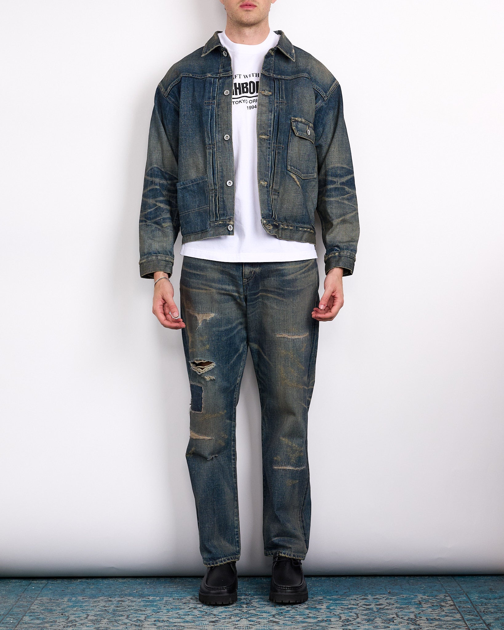 Neighborhood Savage Denim Type-1 Jacket Indigo – LESS 17