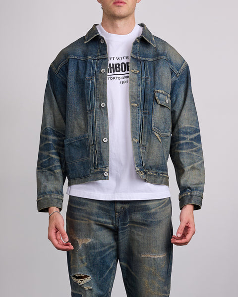 ジャケット・アウター NEIGHBORHOOD LIGHTWEIGHT DENIM JACKET M Neighborhood Type-1 Denim Jacket | 18montrose