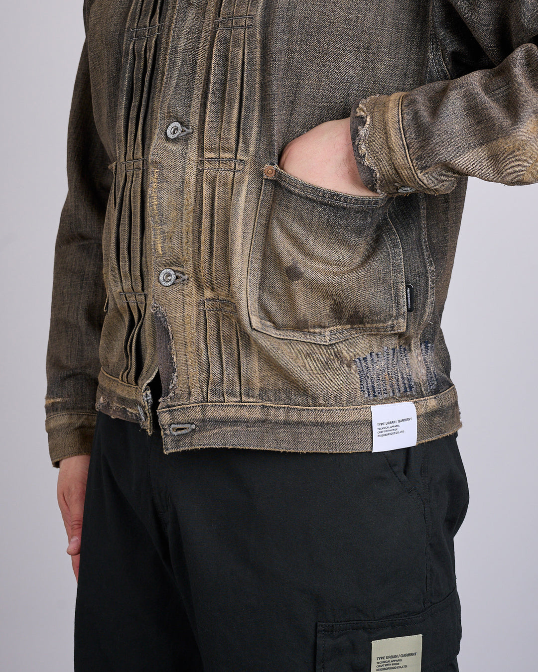 Neighborhood Savage Type-1 Denim Jacket MOD Black – LESS 17