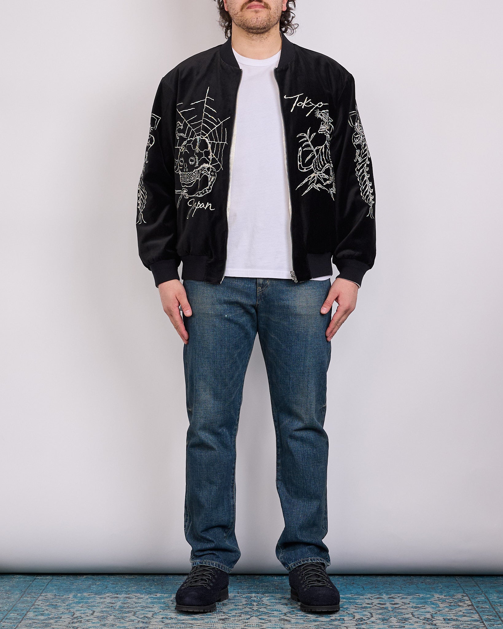Neighborhood Souvenir Jacket Black – LESS 17