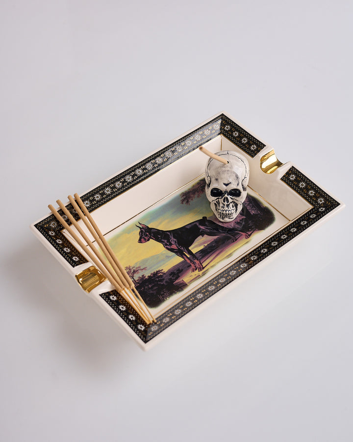 Neighborhood Square Incense Tray Black