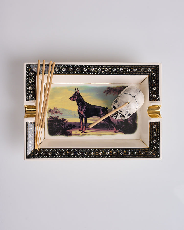 Neighborhood Square Incense Tray Black