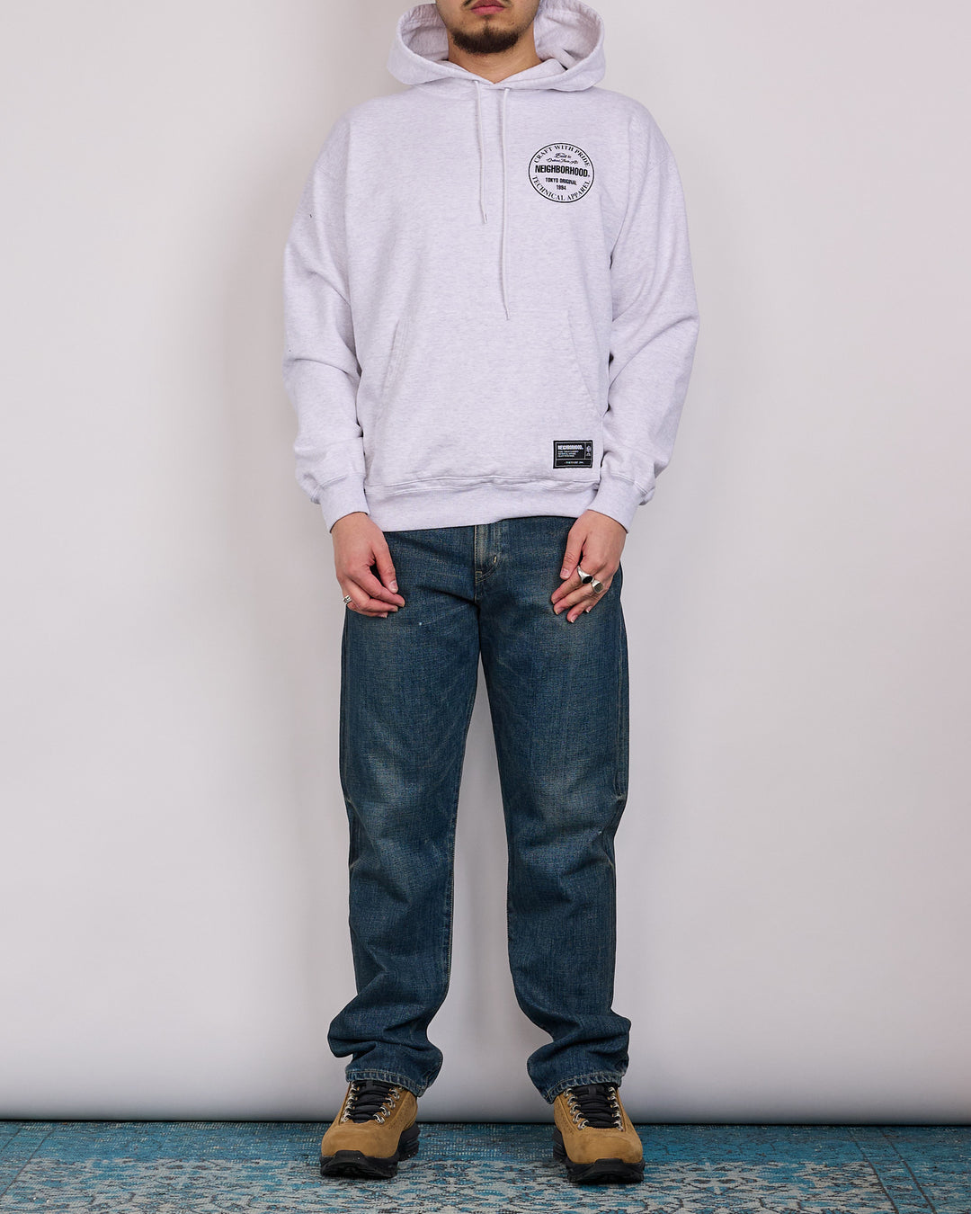 Neighborhood Staple Sweat LS Hoodie 261 Oatmeal