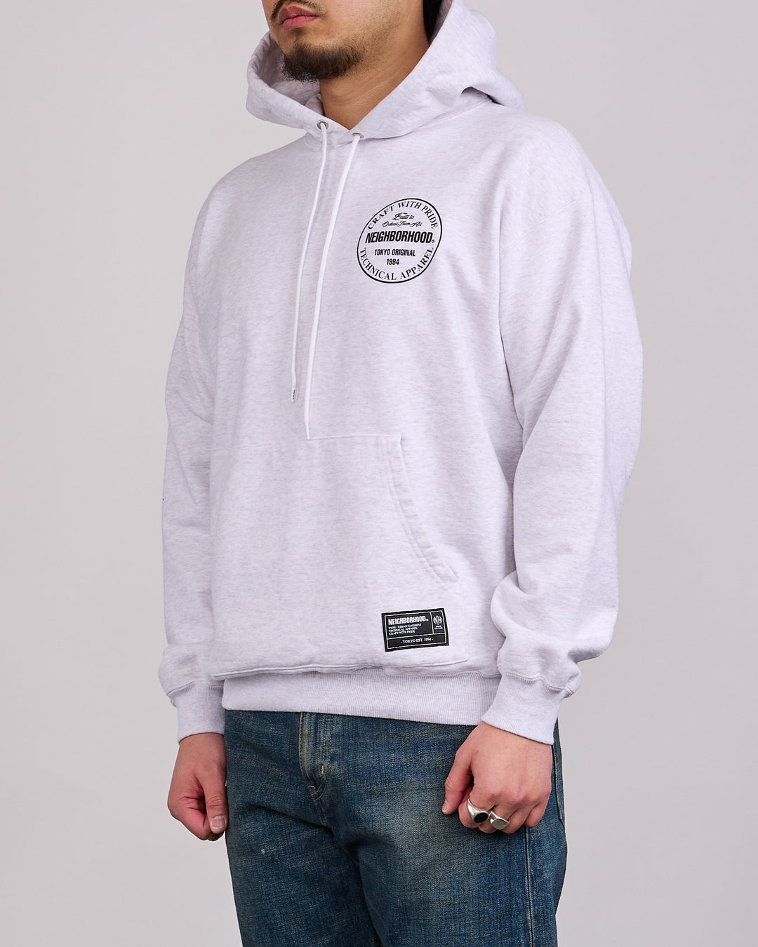 Neighborhood Staple Sweat LS Hoodie 261 Oatmeal