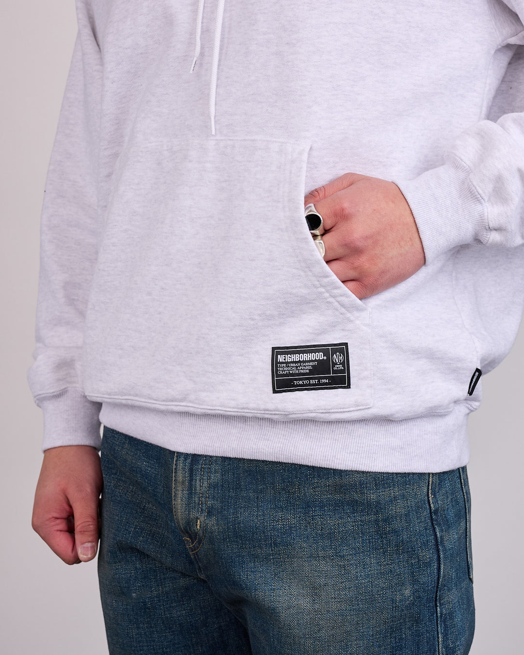 Neighborhood Staple Sweat LS Hoodie 261 Oatmeal
