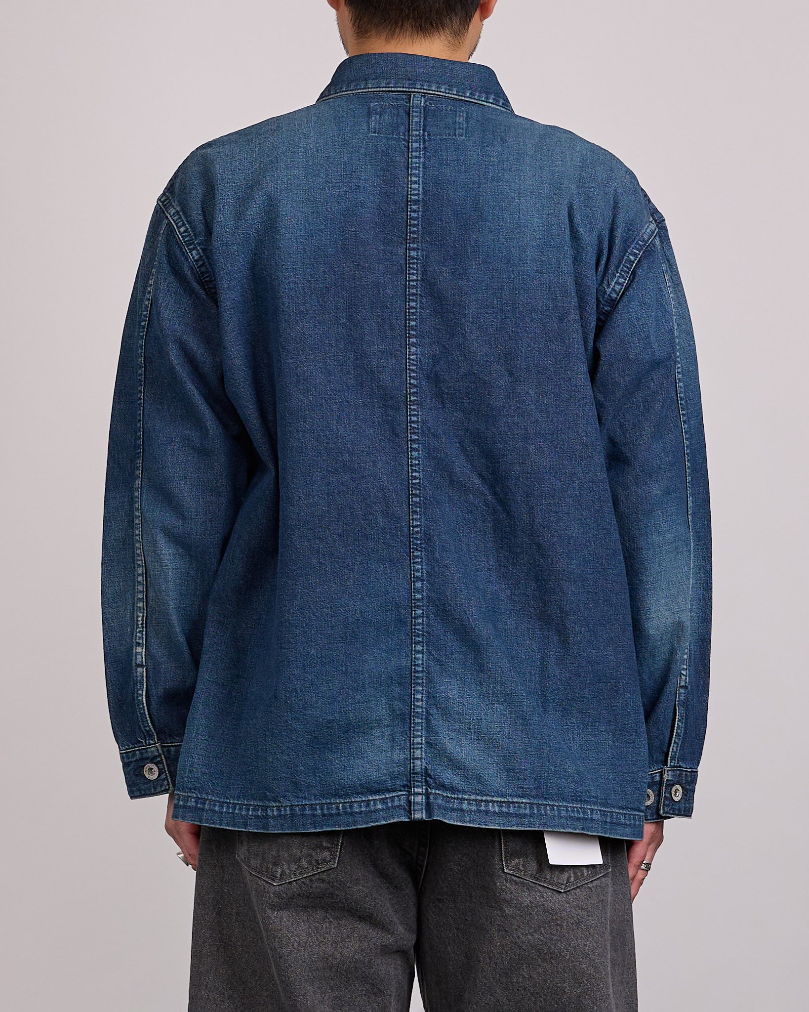 Neighborhood Washed Denim Coverall Jacket 261 Indigo – LESS 17