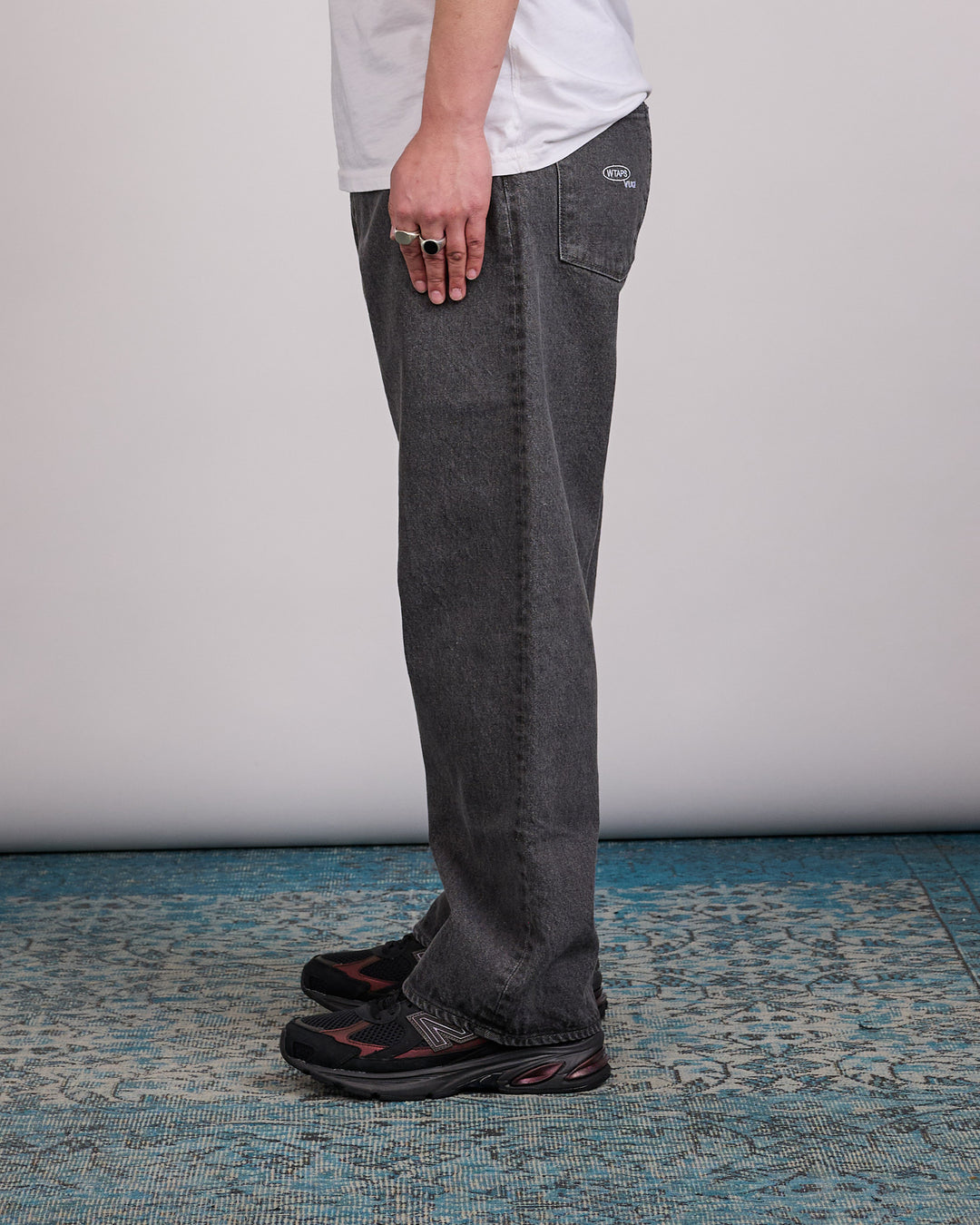 WTAPS Blues Straight Cotton Denim Jean Black