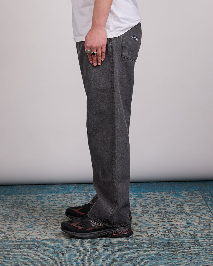 WTAPS Blues Straight Cotton Denim Jean Black