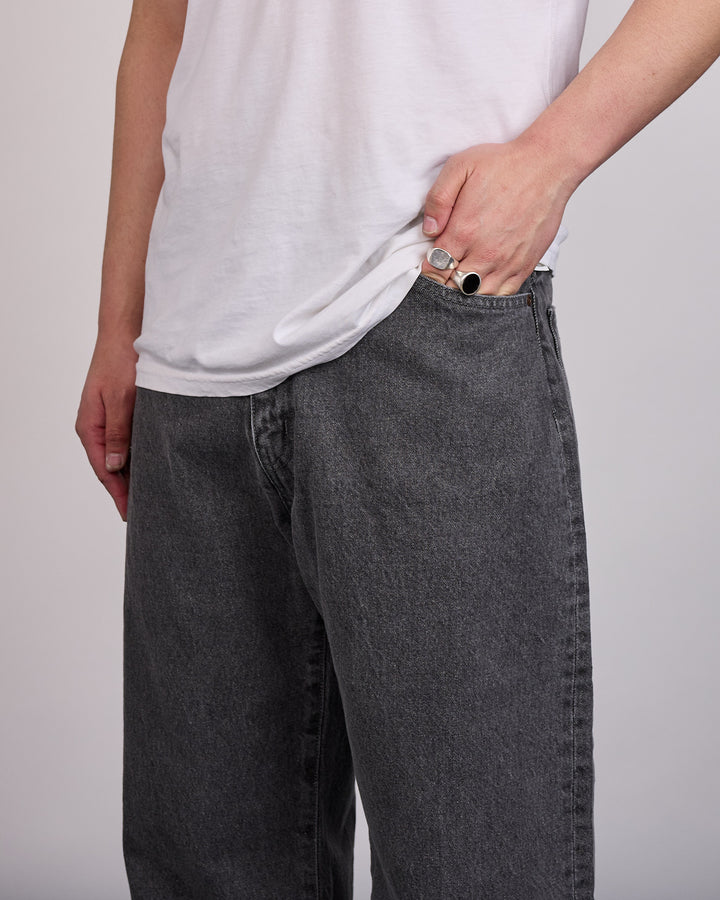 WTAPS Blues Straight Cotton Denim Jean Black