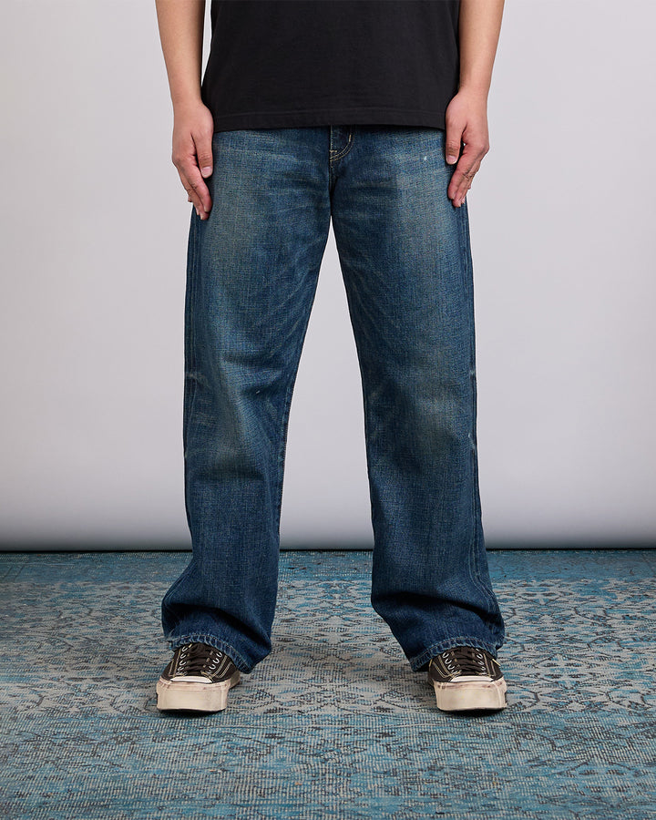 Neighborhood Washed Denim Full Cut Pant 262 Indigo