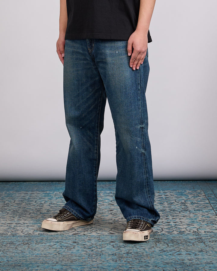 Neighborhood Washed Denim Full Cut Pant 262 Indigo