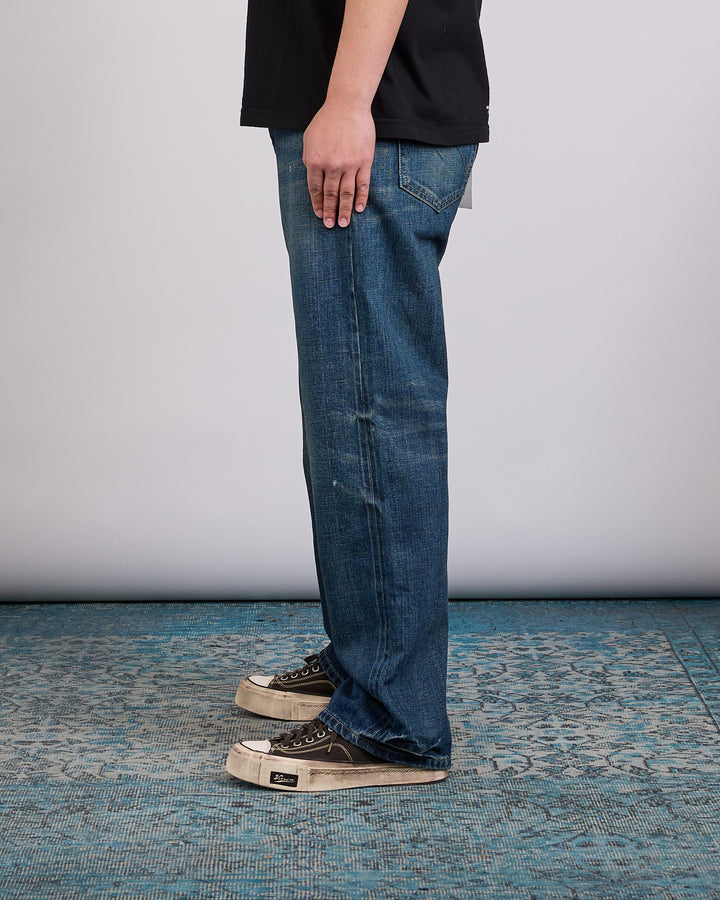 Neighborhood Washed Denim Full Cut Pant 262 Indigo